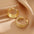 Wholesale  Exaggerated Gold Earrings Multi-layer Circle Earrings