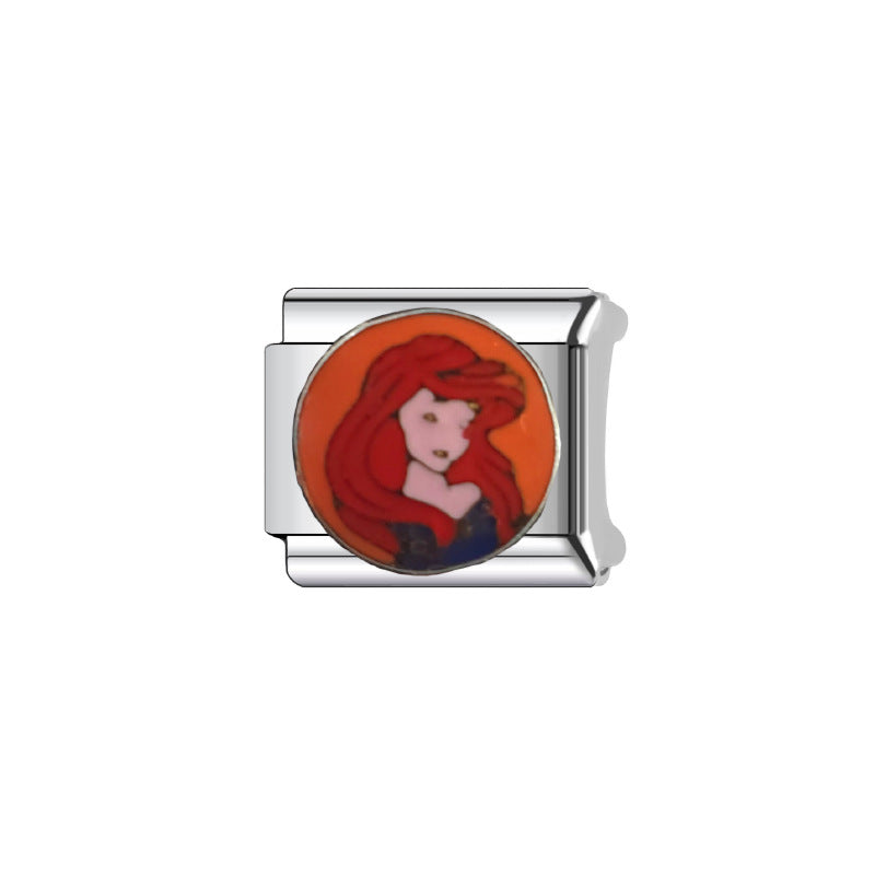 Wholesale Italian Charm Bracelet 9mm DIY Splicing Cartoon Anime Stainless Steel Composable Bracelet