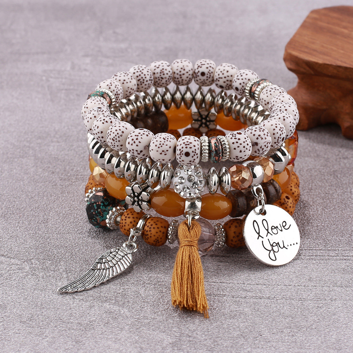 Wholesale Bohemian Layered Bracelets ACC-BT-NaiHong007