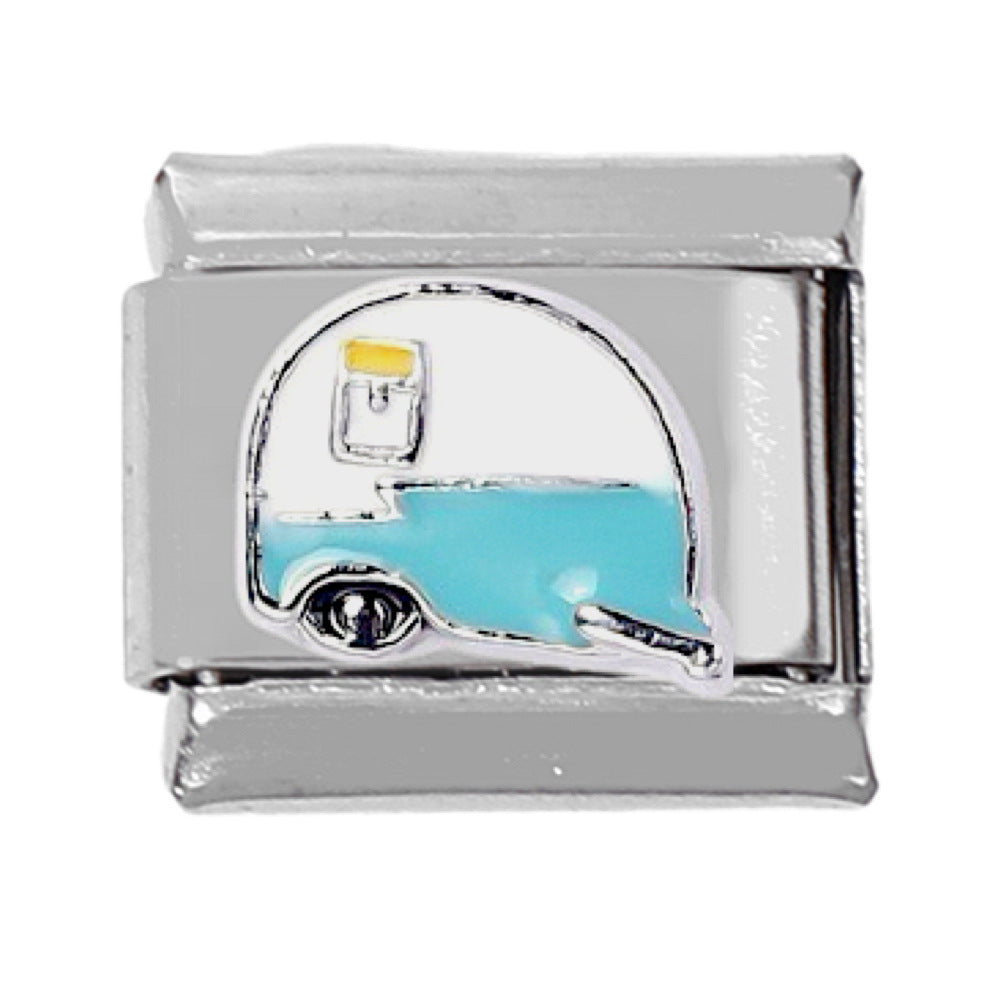 Wholesale 5pcs Italian Charm Bracelet Charm Module Stainless Steel Car Airplane Bracelet 9mm DIY Pattern Free Stitching Detachable Composable Bracelet ACC-BT-DaLiang020