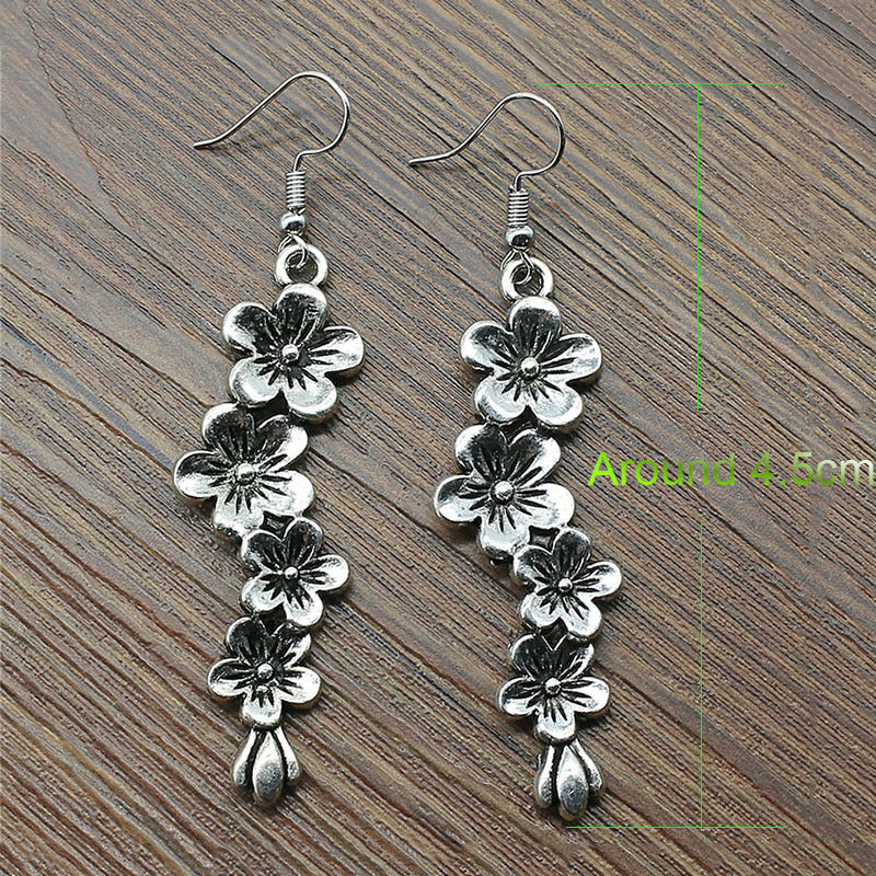 Wholesale Vintage Daisy Earrings  Bohemian Style Elegant Fashion Jewelry