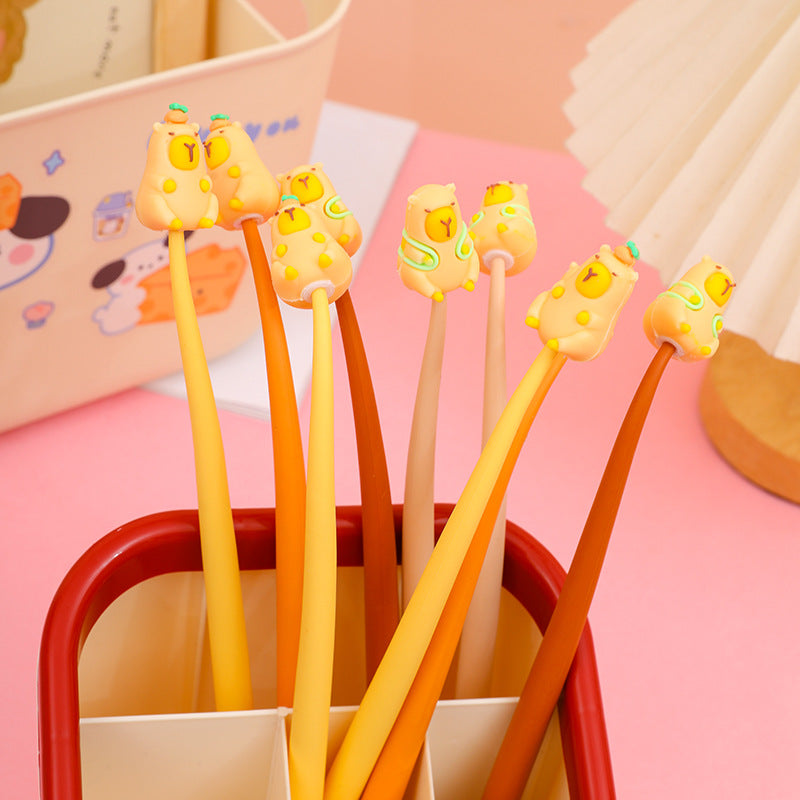 Wholesale Cartoon soft glue panda shake gel pen