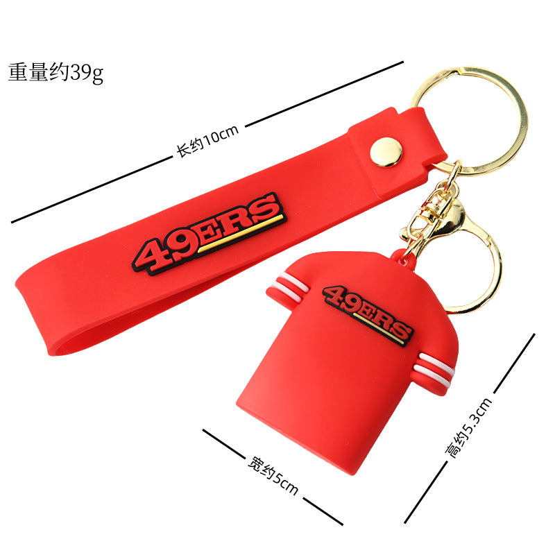 Wholesale Creative cartoon bull head key chain