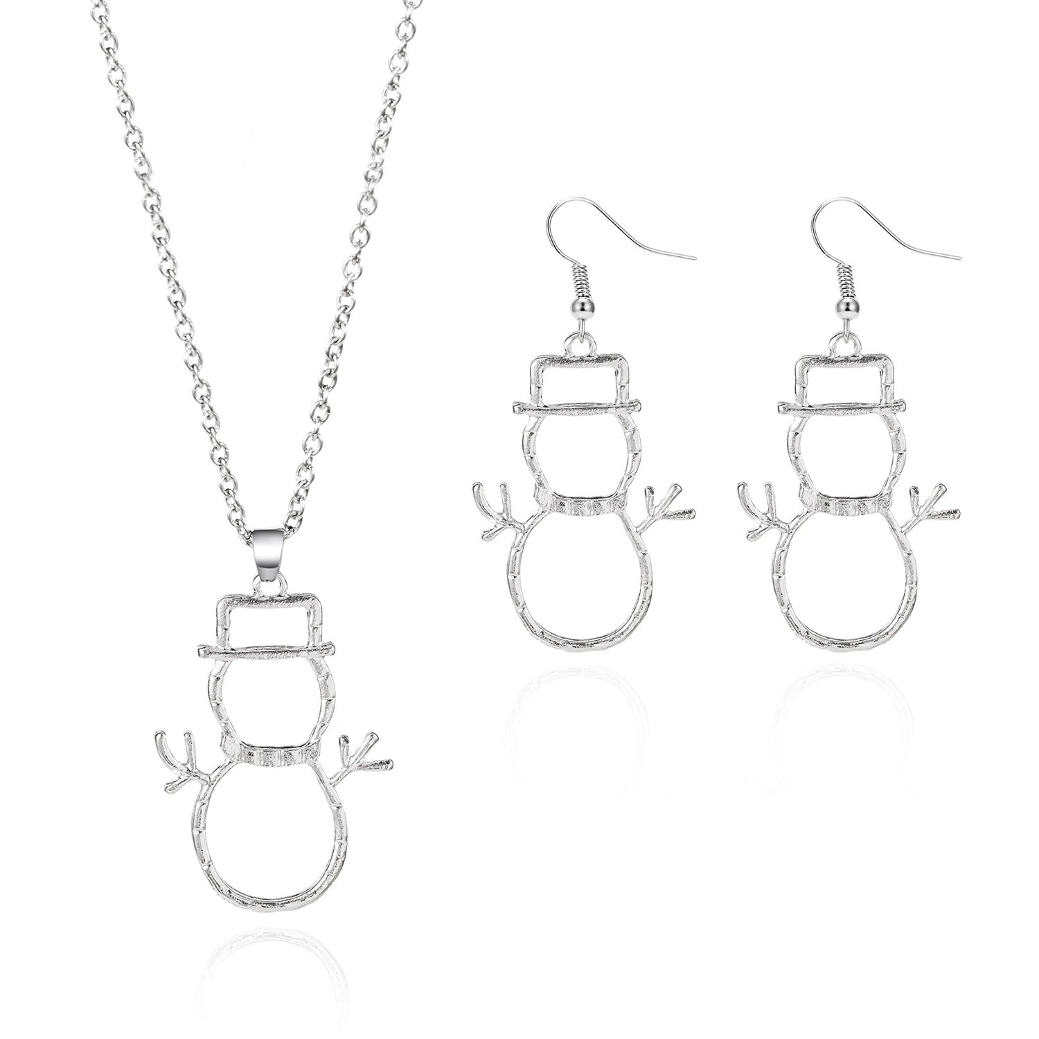 Wholesale Pink girl Christmas tree necklace