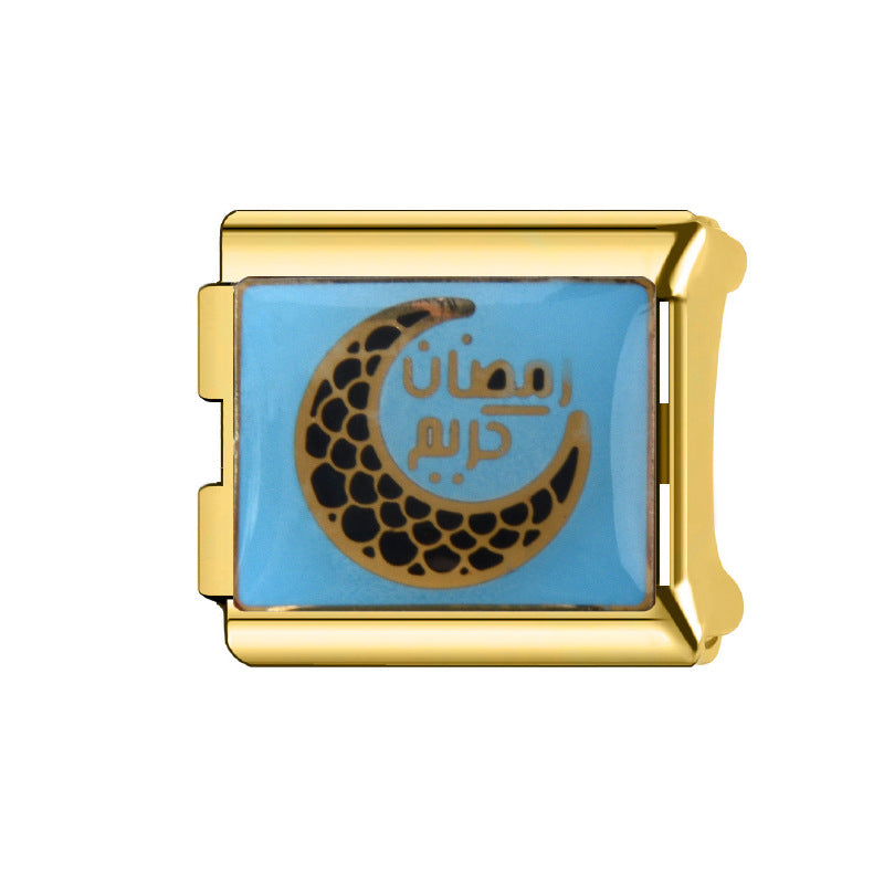 Wholesale Italian Charm Bracelet 9mm DIY Splicing Cartoon Cute Stainless Steel Composable Bracelet