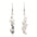 Wholesale  pearl crystal stone stainless steel multicolor earrings