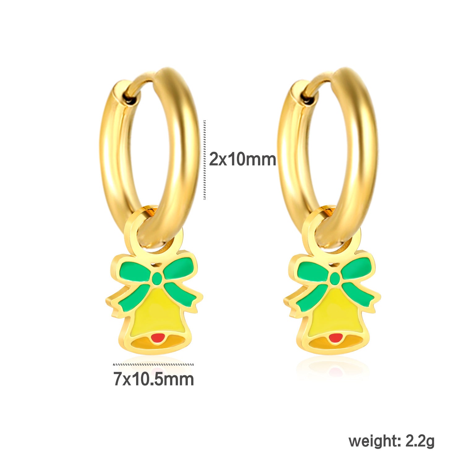 Wholesale versatile cute Christmas series stud earrings