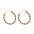 Wholesale Christmas Hoop Acrylic Earrings