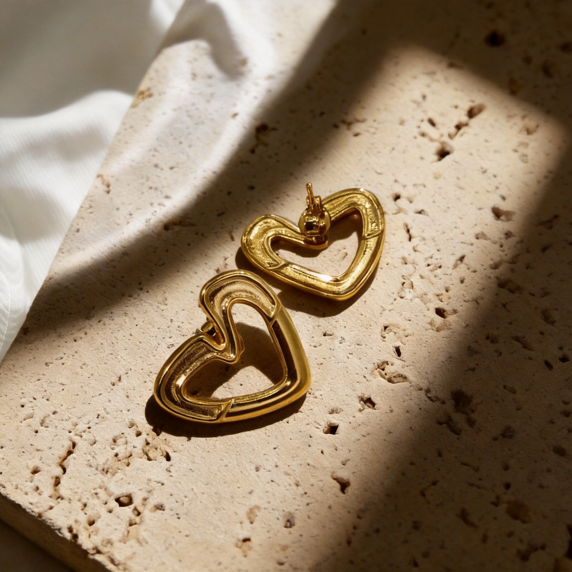 Wholesale Stainless Steel Gold Leaf Hollow Earrings for Women,  Stylish Party and Everyday Jewelry Accessory