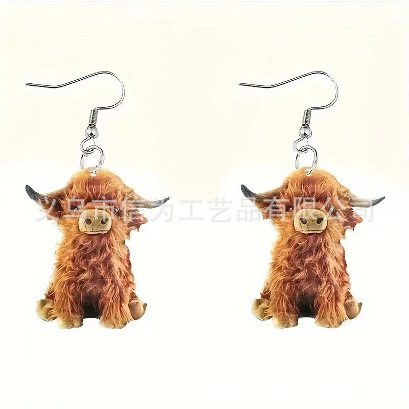 Wholesale Cute cartoon cat earrings