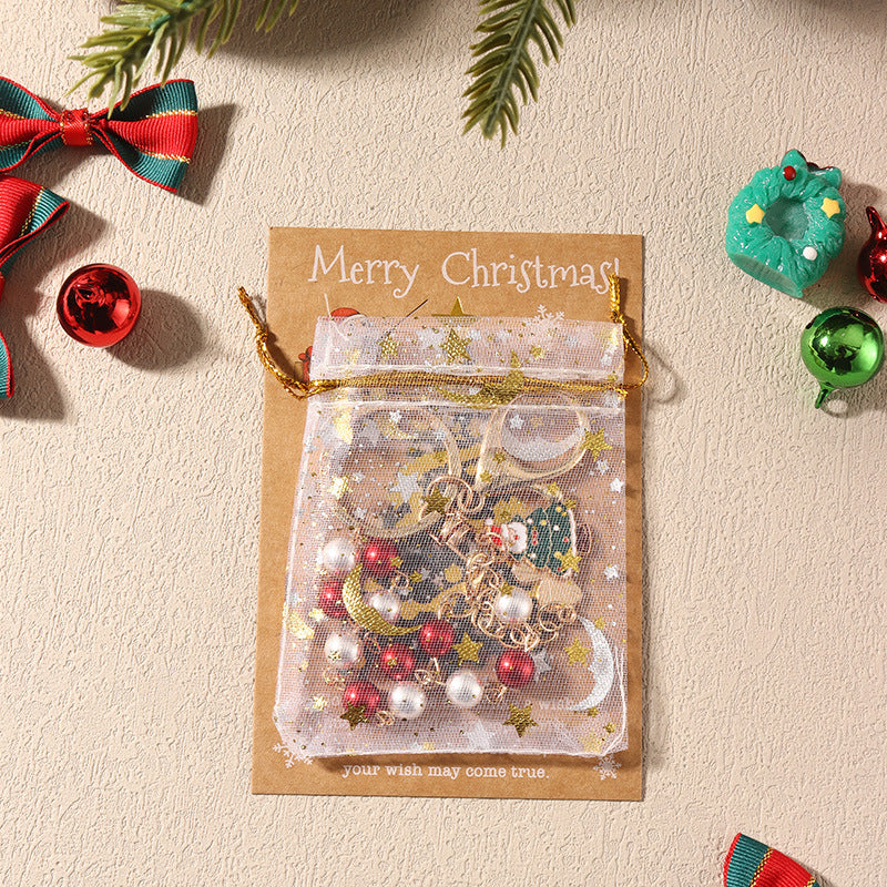 Wholesale Christmas  Snowflake Christmas Tree Keychain