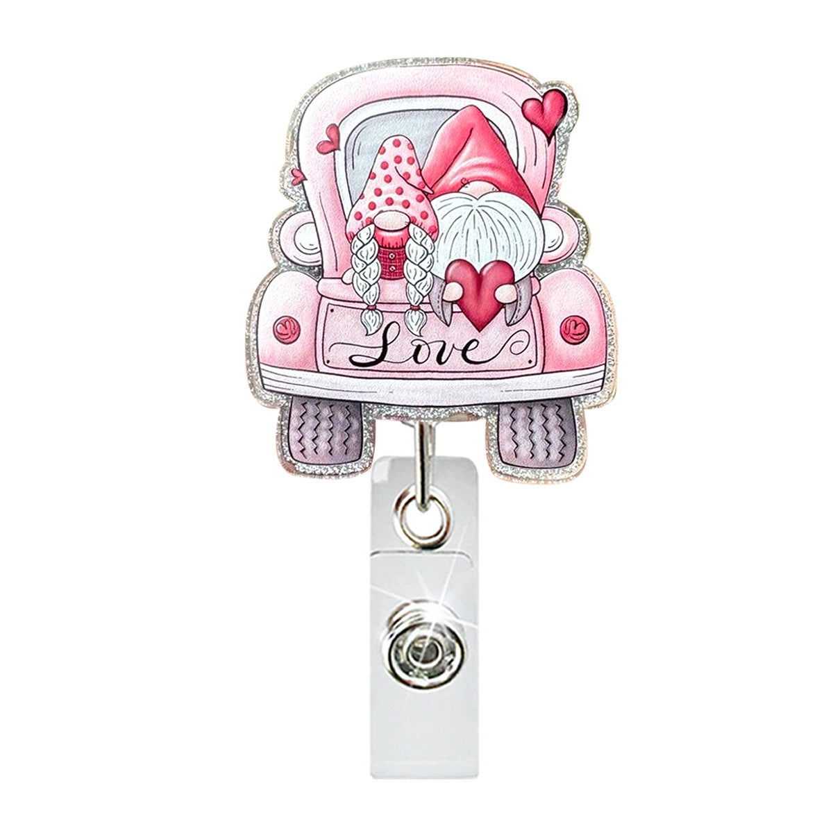 Wholesale easy-pull telescopic name Badge Reels