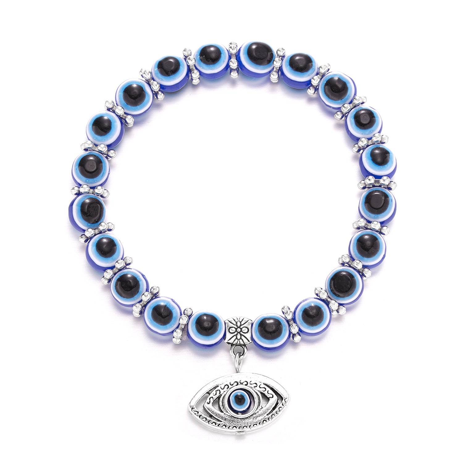 Wholesale Fatima' s Hand Türkiye Blue Eye Handmade Bracelet
