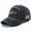 Wholesale  washed distressed baseball cap embroidered shark cotton sun hat