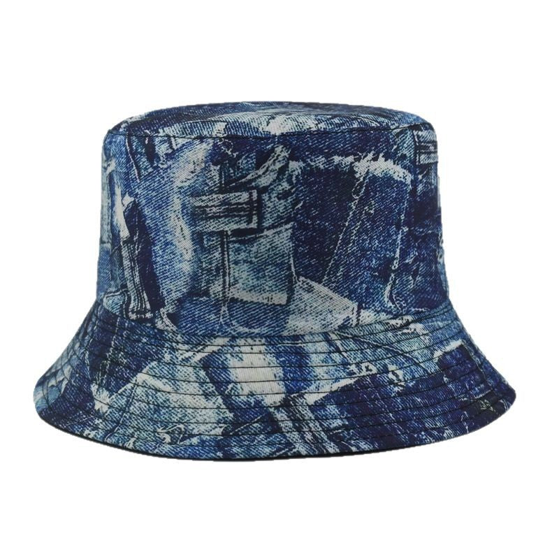 Wholesale Cowboy bucket hat print double-sided bucket hat bucket hat