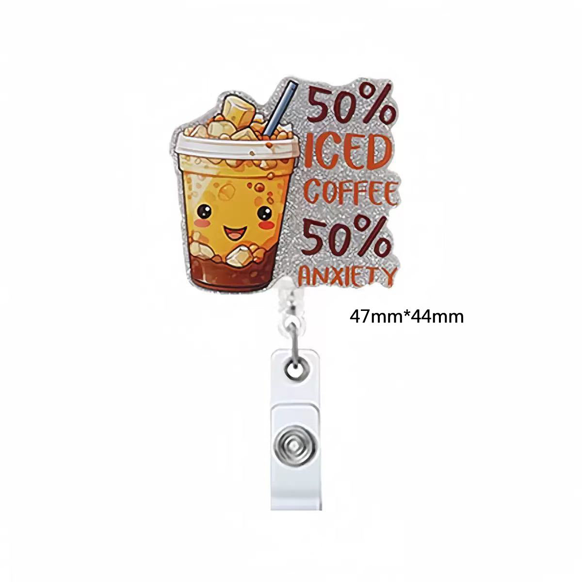 Wholesale acrylic glitter DIY fun nurse and doctor badge scroll