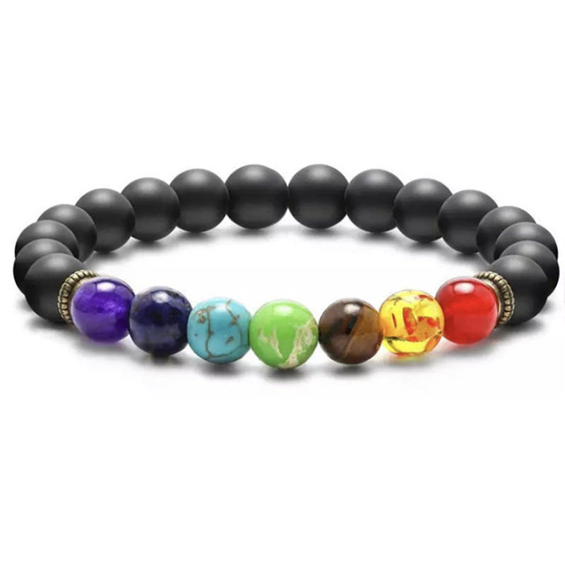 Wholesale  Colorful Volcanic Stone Turquoise Tiger Eye  Bracelet