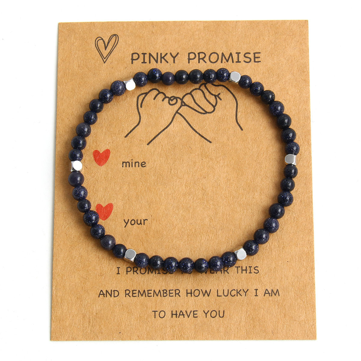 Wholesale 4MM Yellow Tiger Eye Blue Turquoise Natural Stone Handmade Beaded Bracelets ACC-BT-HongMing005