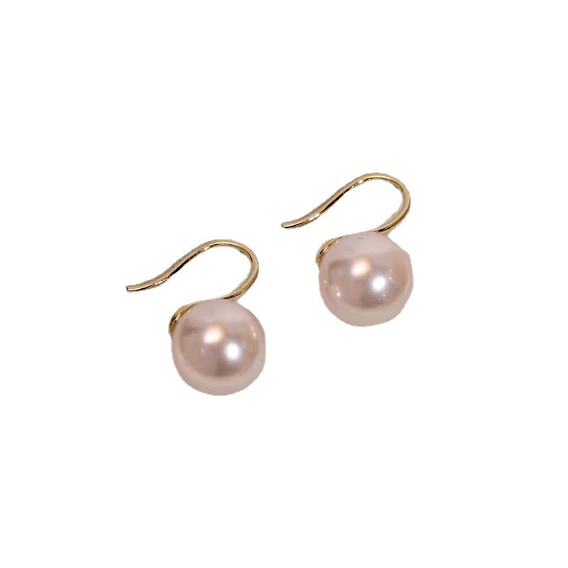 Wholesale Transparent Pink Pearl Earrings