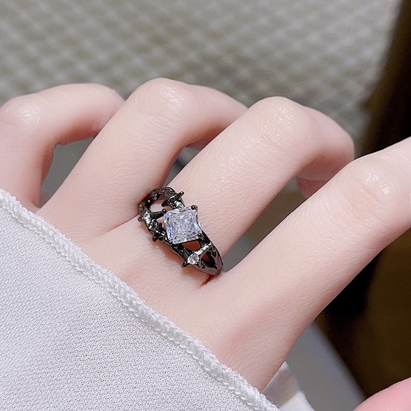 Wholesale Dark Style Vintage Cross Star Rings ACC-RS-JiuHao023