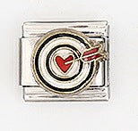 Wholesale 5pcs Italian Charm Bracelet 9mm DIY Splicing Heart Series Stainless Steel Composable Bracelet