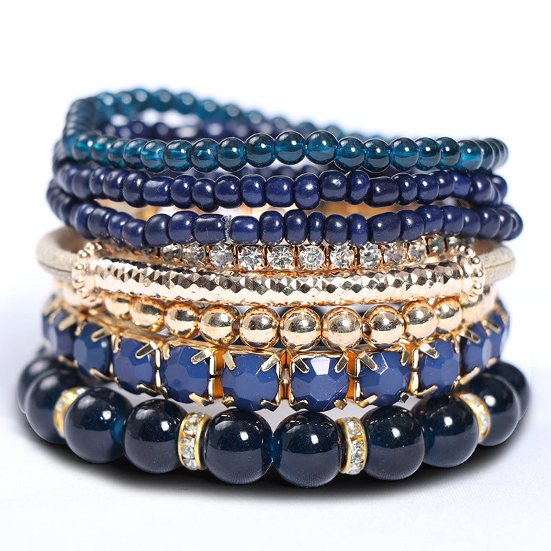 Wholesale multi-layer Bohemian  beads bracelet