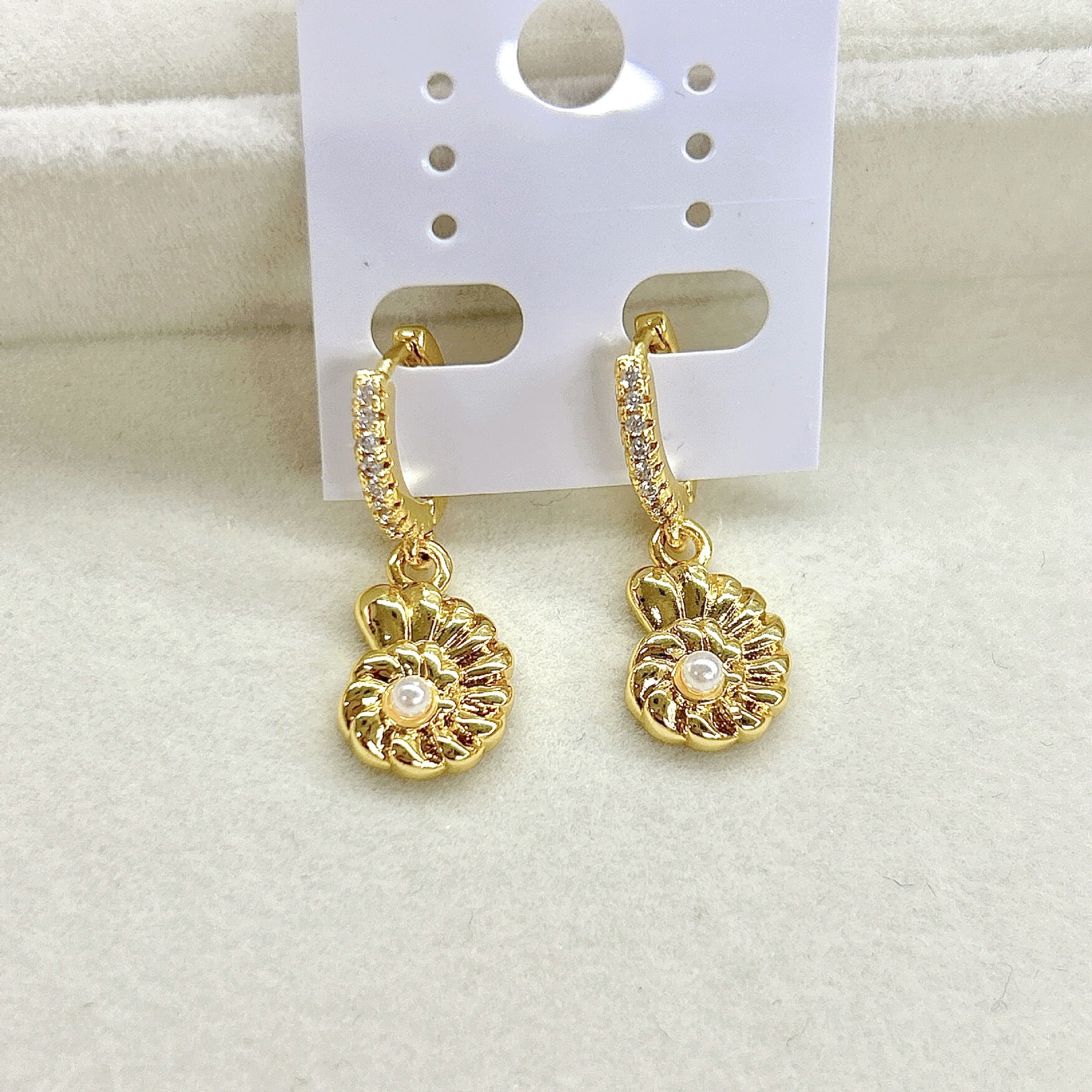 Wholesale Summer marine animal jellyfish starfish shark conch turtle pendant earrings