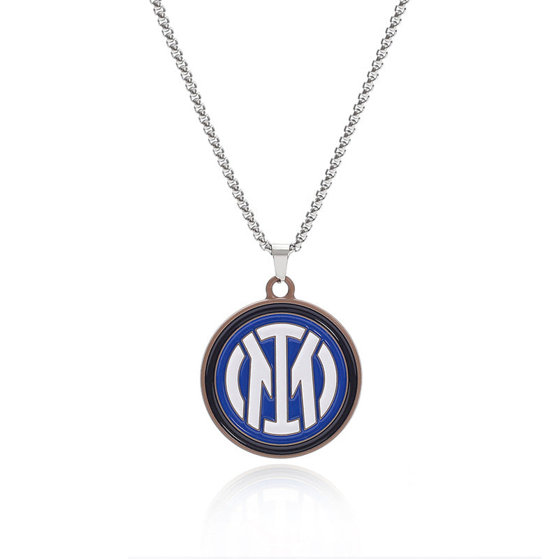 Wholesale Double Sided Pendant Zinc Alloy Necklace ACC-NE-Teguang003