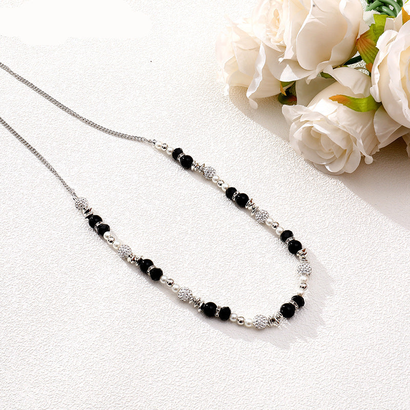 Wholesale  fashion beaded design long  necklace  chain