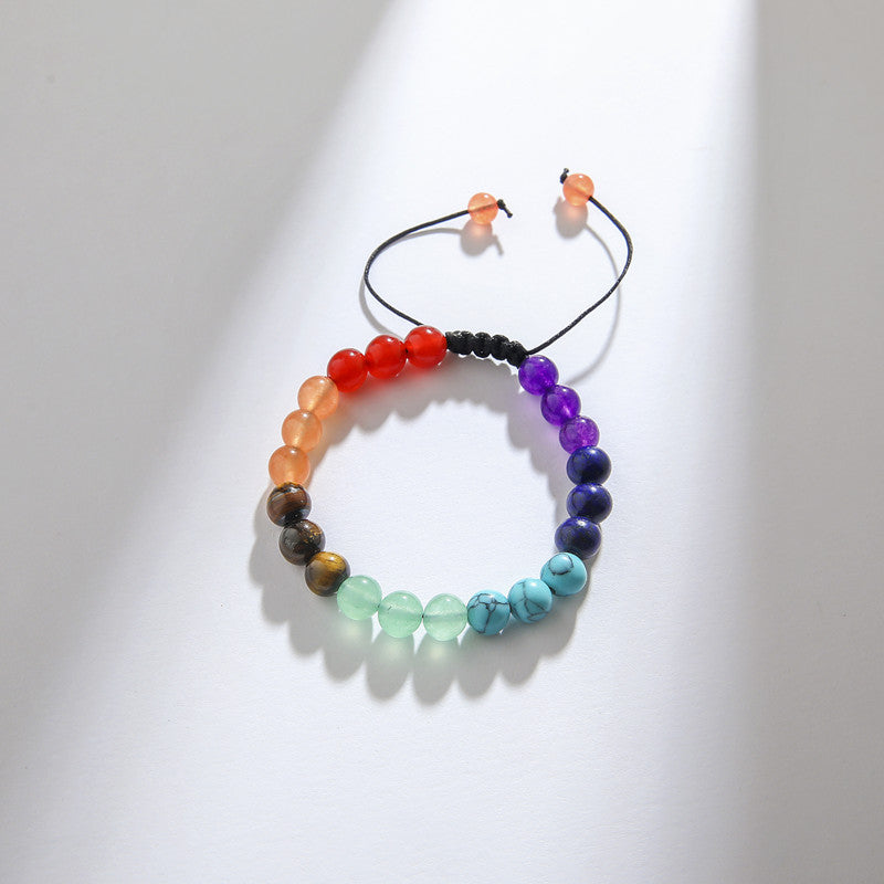 Wholesale European Creative Fashion Handmade Woven Bracelet with Volcanic Stone,  Adjustable Bracelet – Fashion Accessory Gift for Boutique Resale