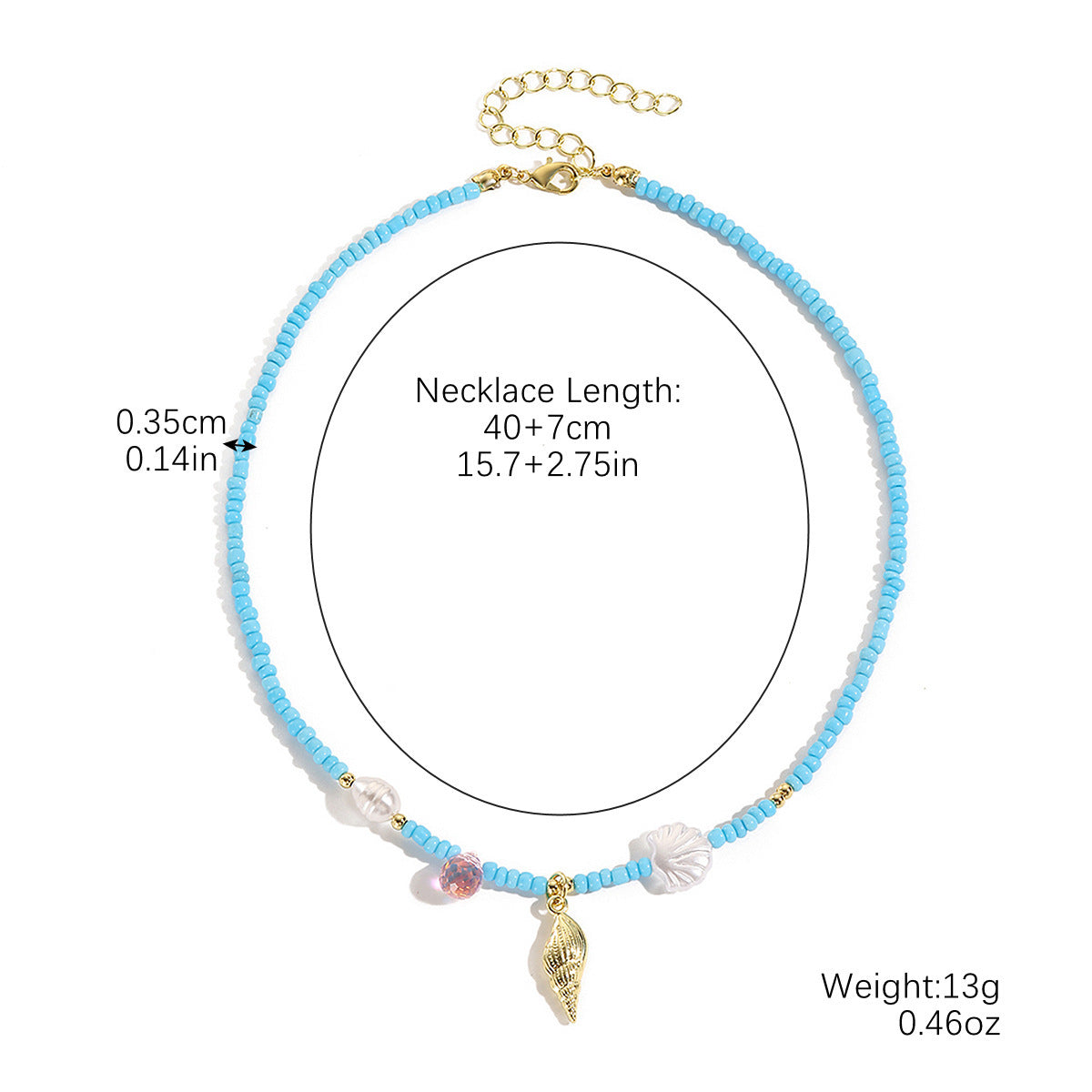 Wholesale Colorful Beaded Bohemian Necklace