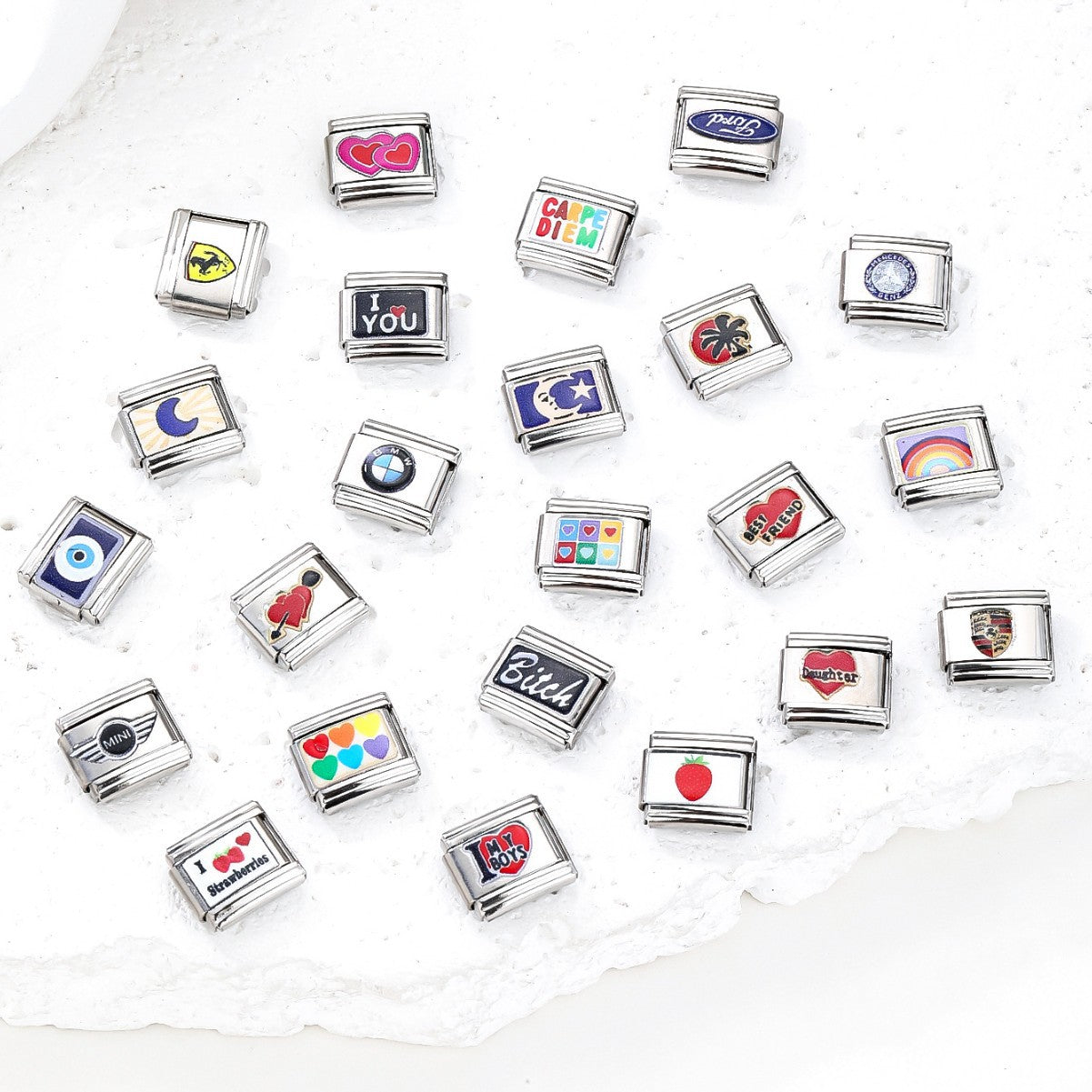 Bracelet de charme italien 10pcs 10 mm