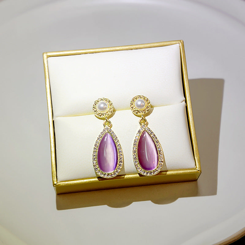 Wholesale Silver needle earrings