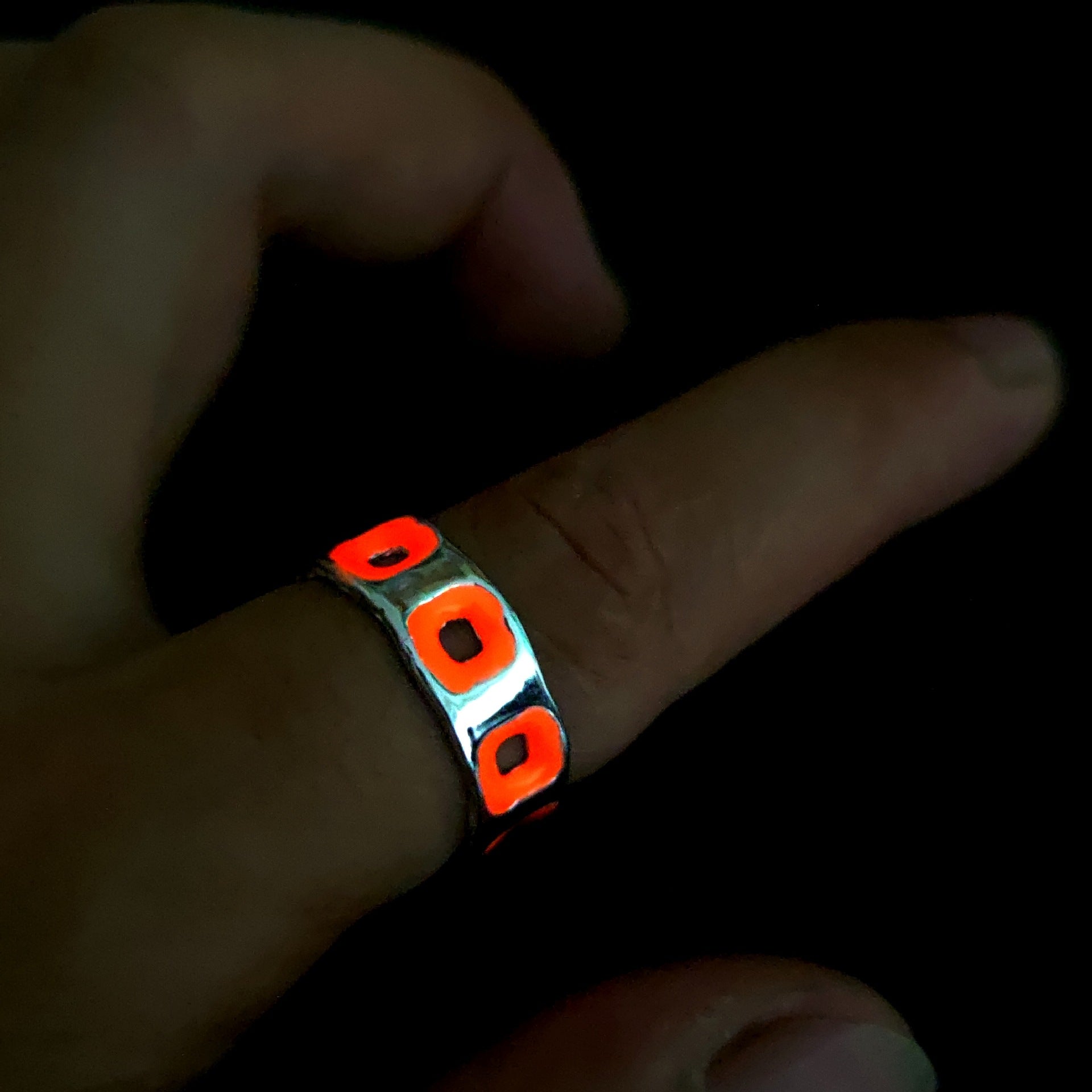 Wholesale  personalized luminous open ring