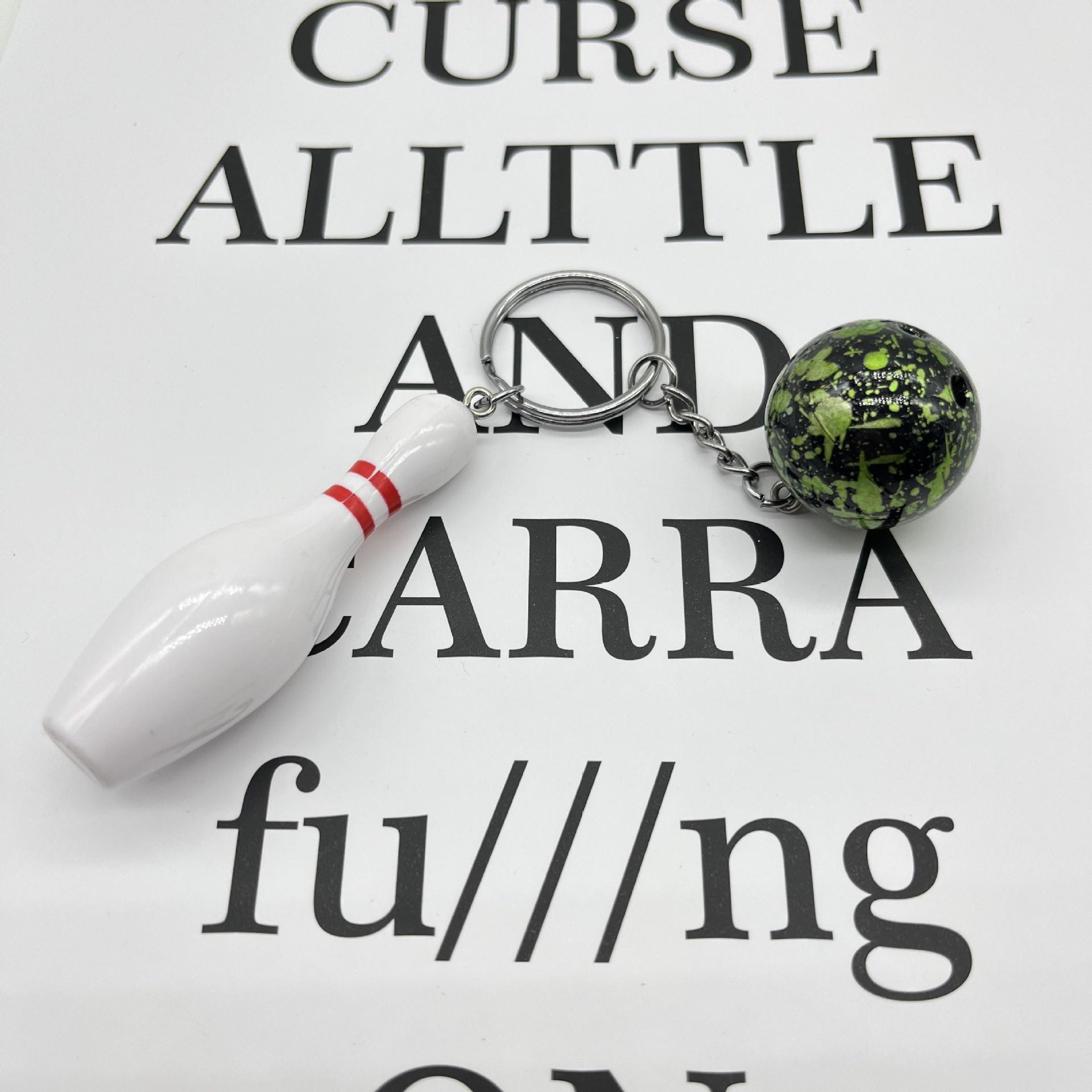 Wholesale Miniature Bowling Keychain