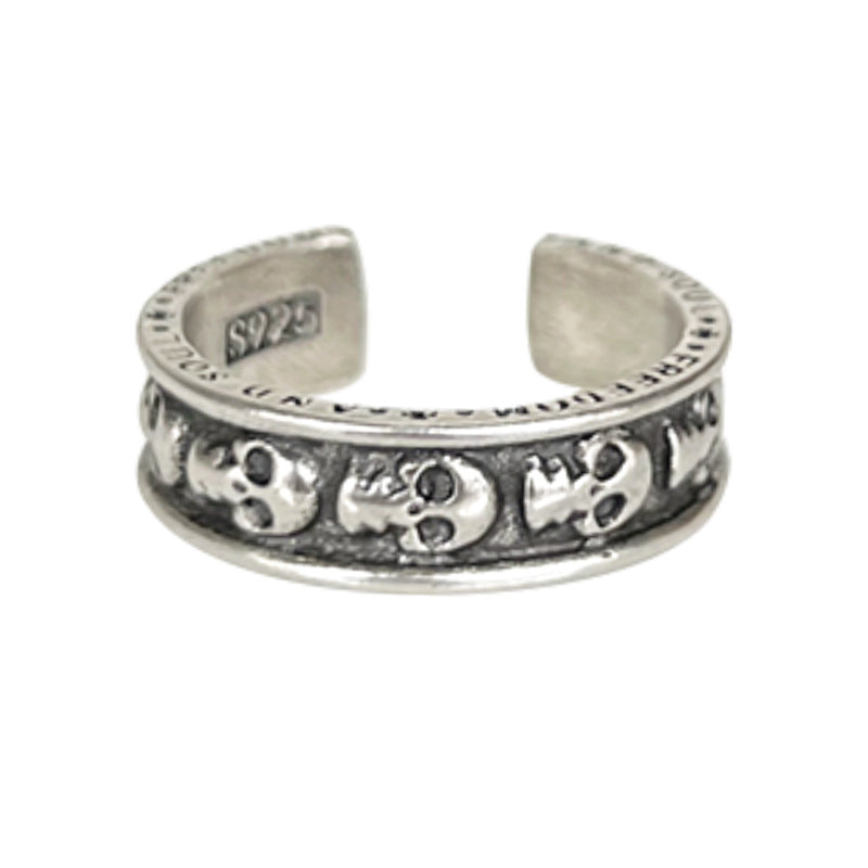 Wholesale skull ghost  open ring