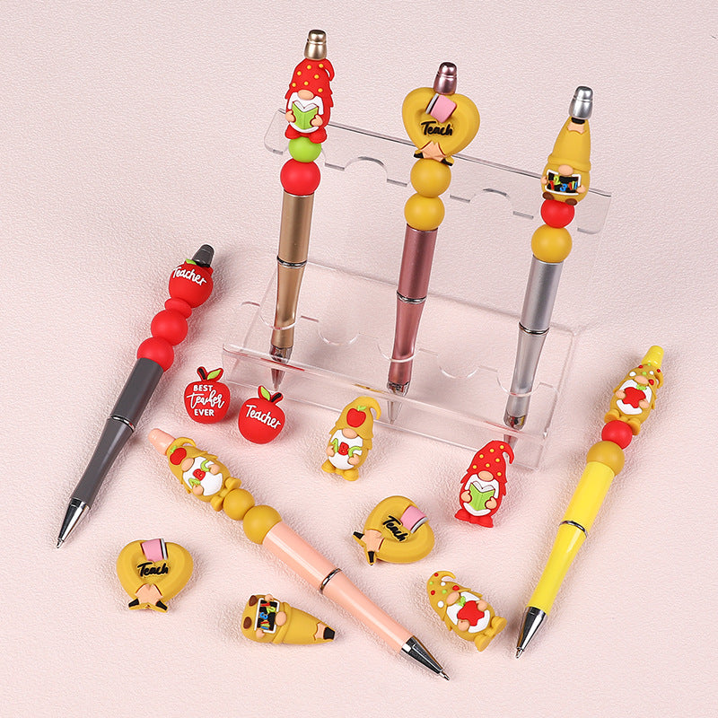 Wholesale 20pcs Cartoon Gnome Focal Beads DIY Bead Accessories