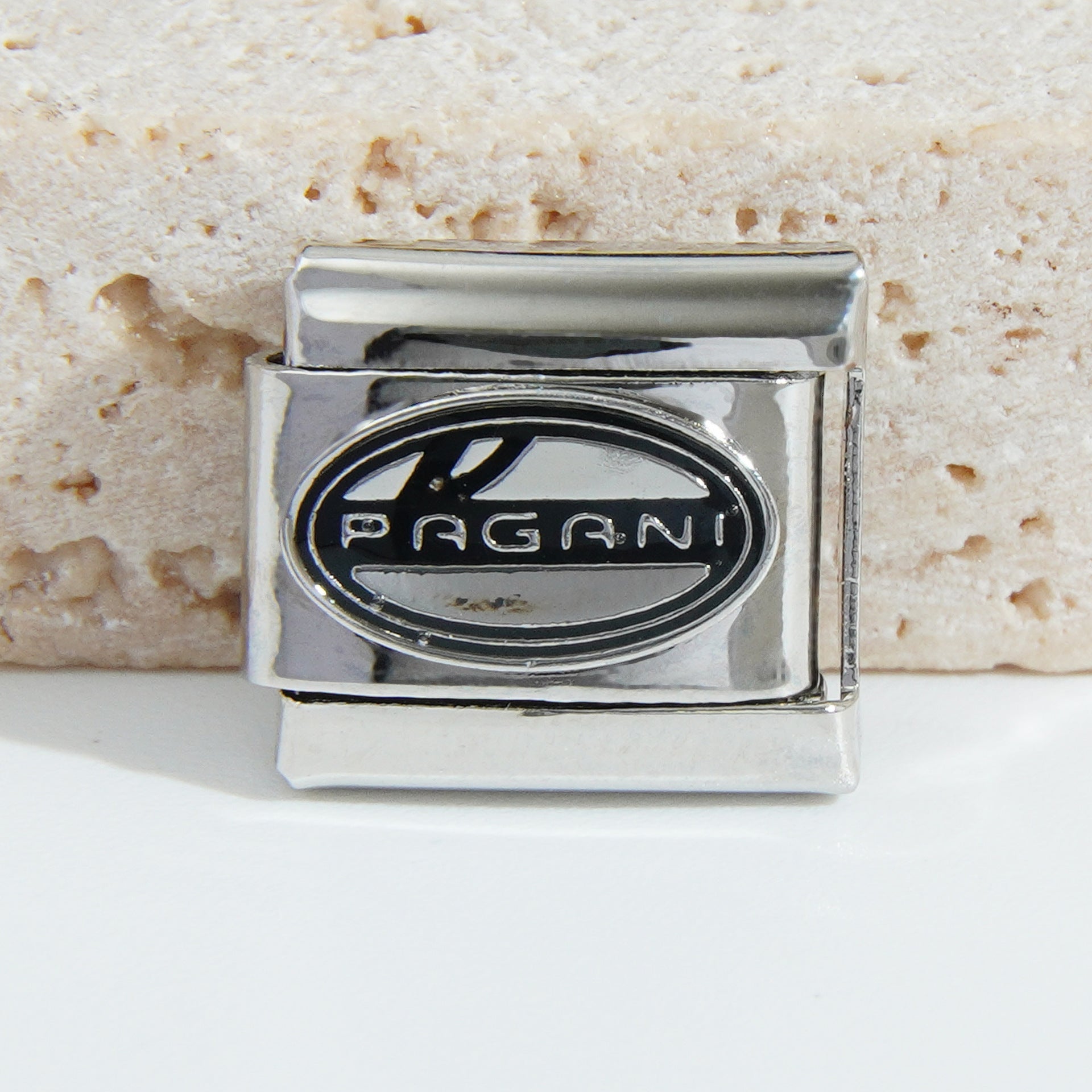 Wholesale Italian Charm Bracelet 9mm DIY Splicing Car Logo Stainless Steel Composable Bracelet