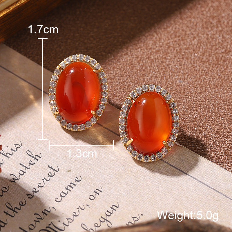 Wholesale  Retro Style Sweet Flower Versatile Earrings