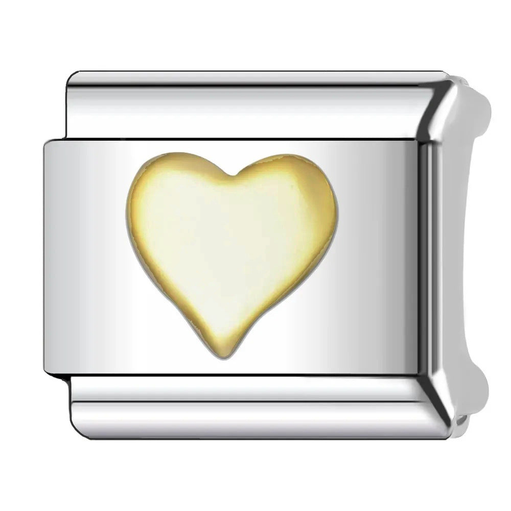 Wholesale  Italian Charm Bracelet 9mm DIY  five-pointed star   Creative Stainless Steel Composable Bracelet