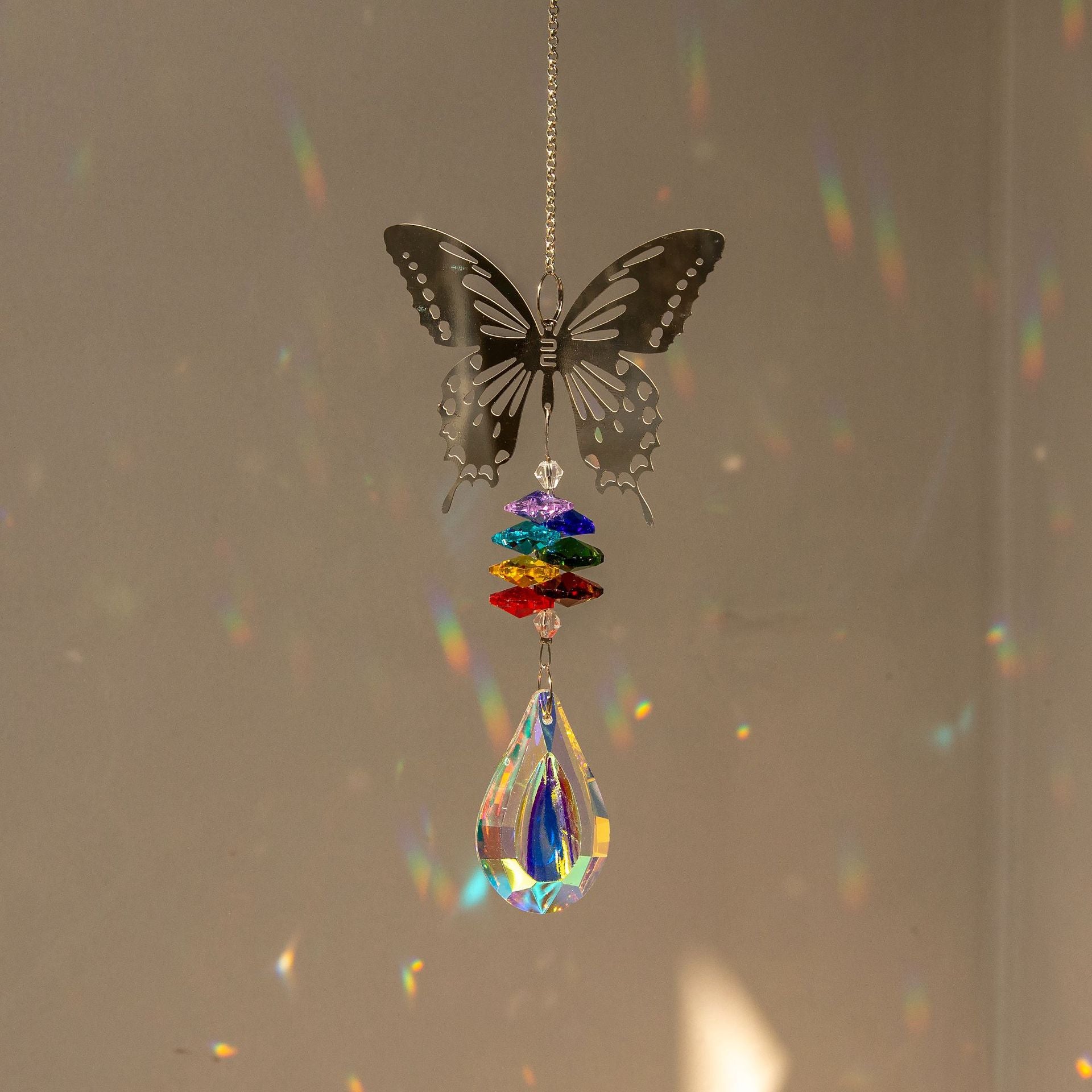 Wholesale Crystal Catcher Hanging Window Solar Prism Decoration