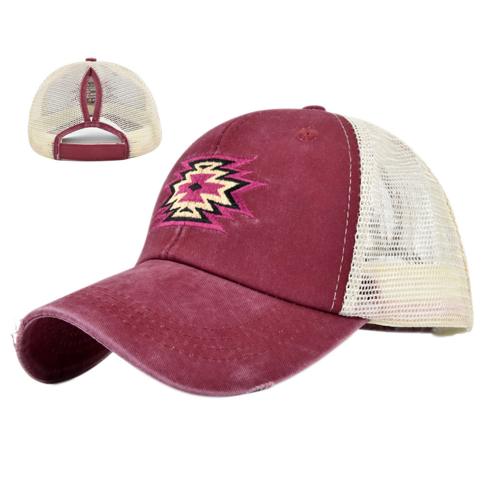 Wholesale Cotton Mesh Embroidery Baseball Caps ACC-HT-YMX001