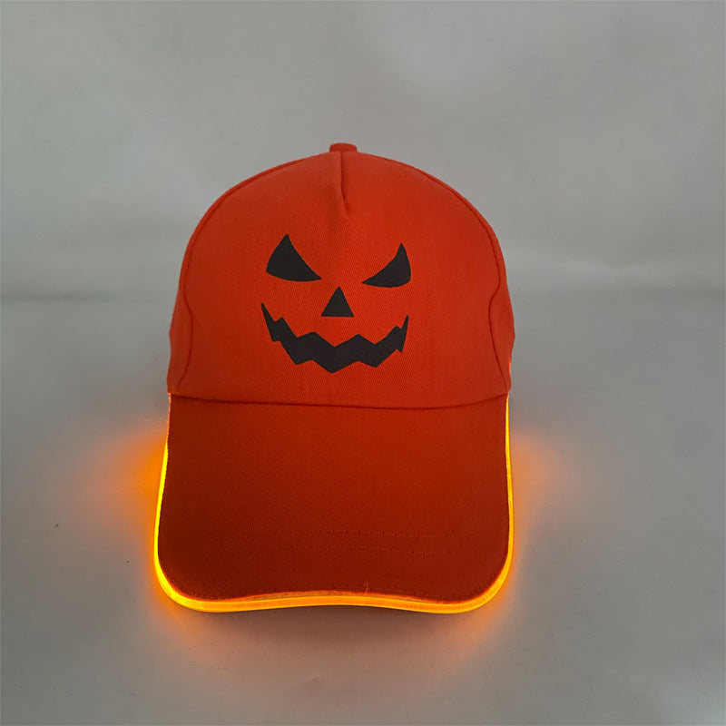 Wholesale   LED baseball cap pumpkin cap