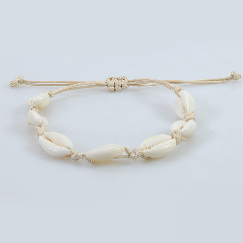 Wholesale Ocean Style Shell Braided Bracelet Necklace