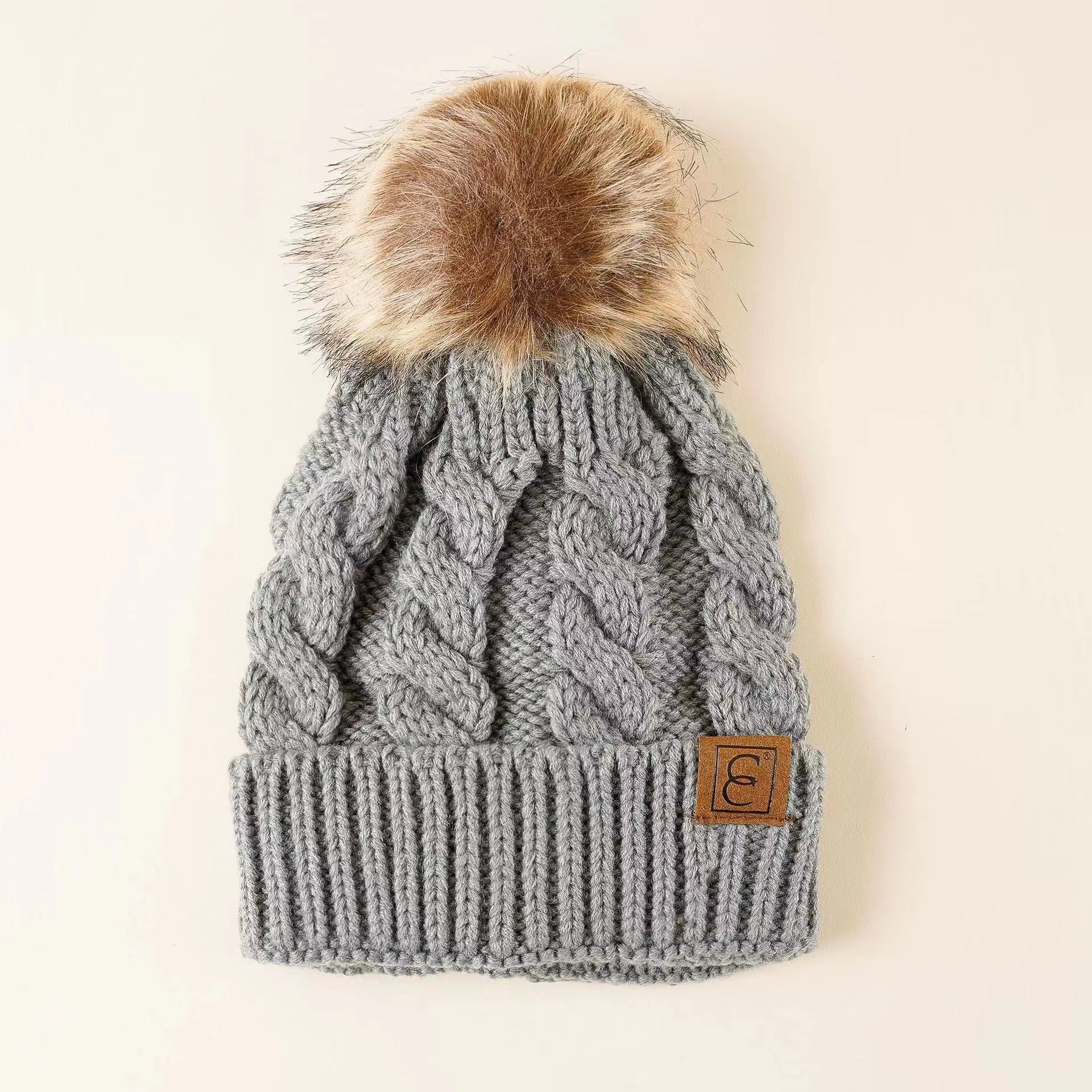 Wholesale Autumn Wool Ball Knitted Hat ACC-HT-Suli004