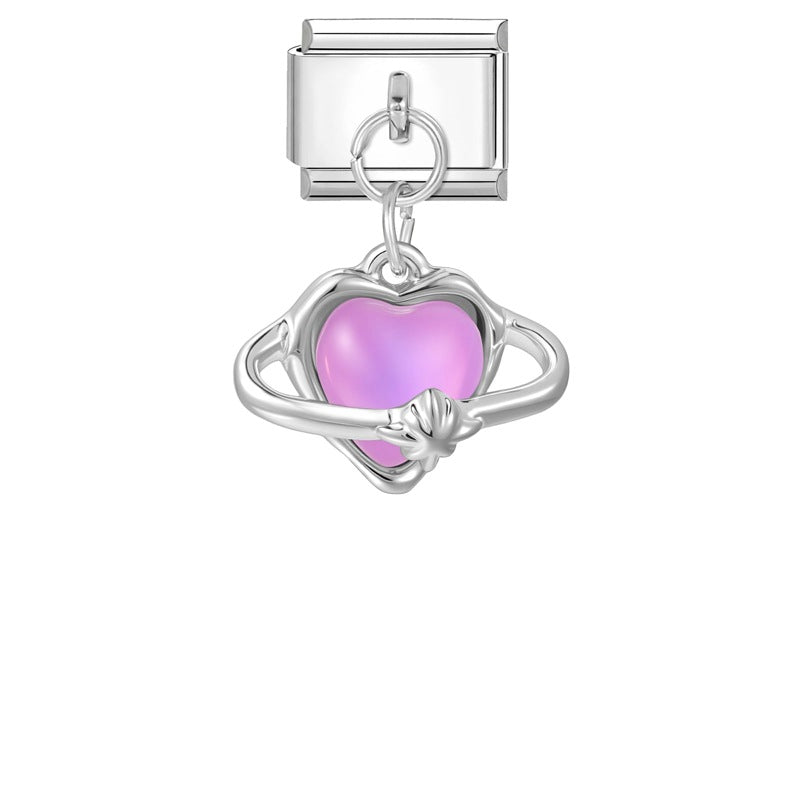 Wholesale Italian modular multifunctional DIY steel pendant bracelet