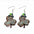 Wholesale St. Patrick's Day Shamrock Hat Leopard Acrylic Earrings