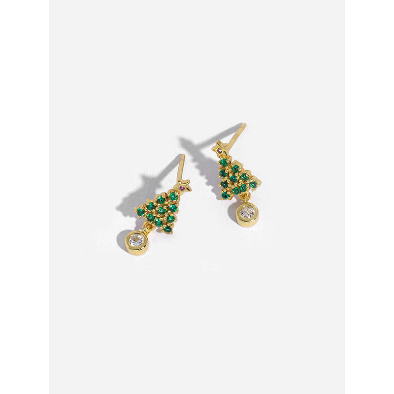 Wholesale Christmas Tree Necklaces Earrings ACC-ES-YuanFan001
