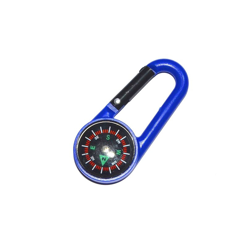 Wholesale Outdoor Plastic Carabiner Compass Hook Multi-function Keychain ACC-KC-KaBiao020