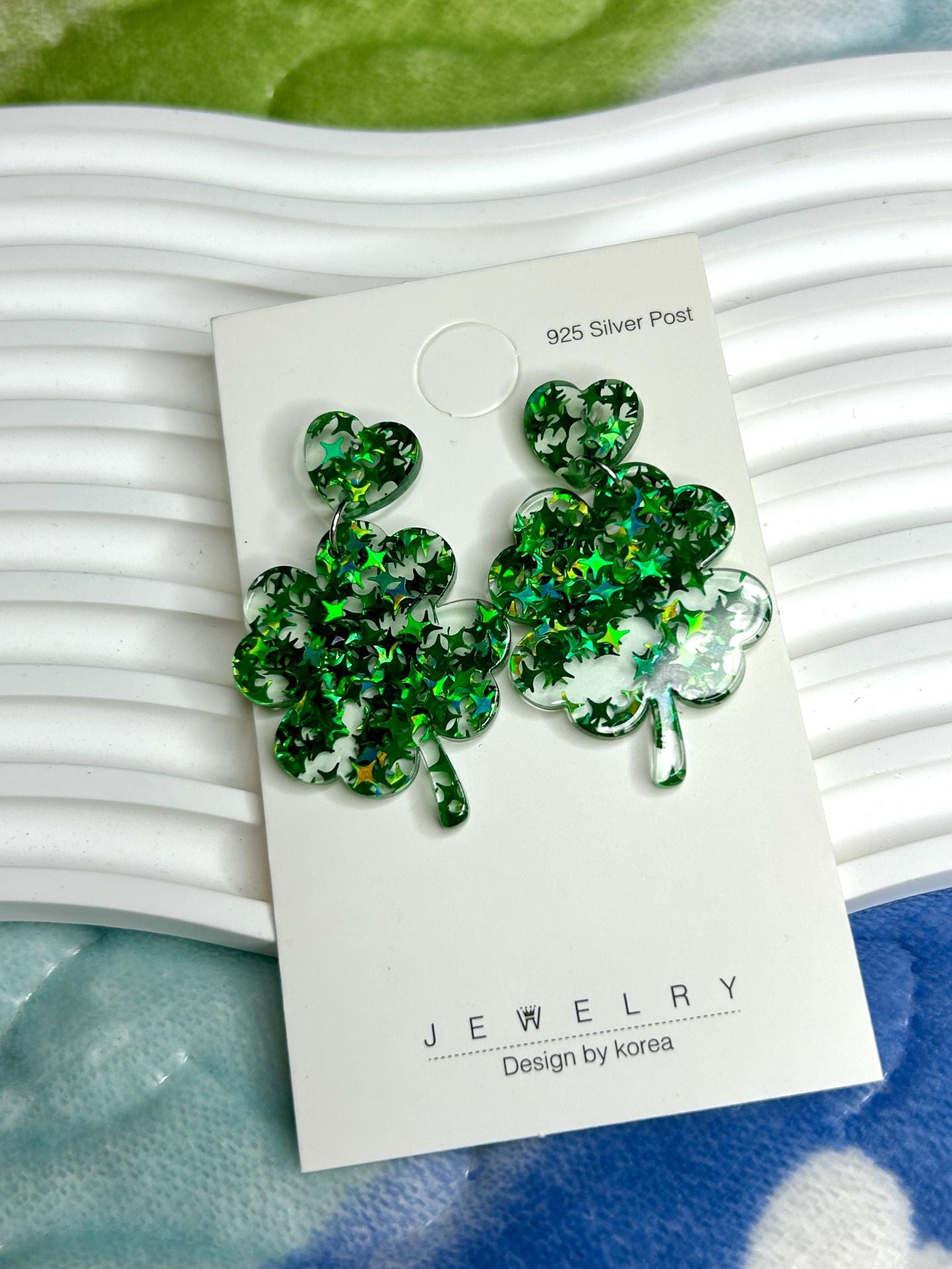 Wholesale Acrylic St. Patrick's Day Earrings